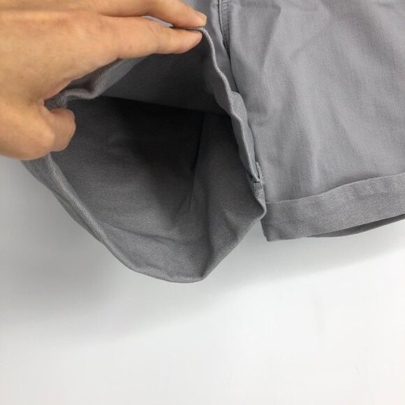 Parasuco Light Grey Denim Shorts size 8 - Picture 9 of 16